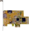 Carte PCI EXPRESS 2 ports SATA II (1 externe, 1 interne)