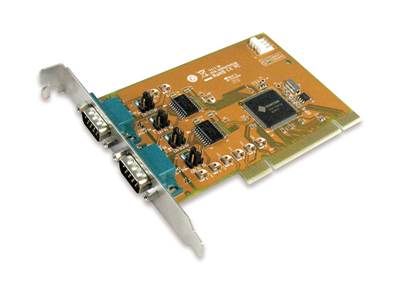 Carte PCI 2 ports série avec +5 et +12V en sortie