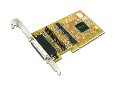 Carte PCI 4 ports série avec +5 et +12V en sortie
