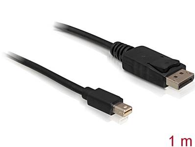 Câble Mini Displayport 1.2 mâle > Displayport mâle 4K 1,0 m