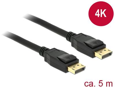 Câble Displayport 1.2 mâle > Displayport mâle 4K 5 m