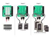 Convertisseur SATA > 2 emplacements M.2 avec RAID + Support d'emplacement / Cadre 3.5″