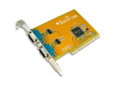 Carte PCI 2 ports série avec protection 15KV en sortie