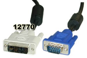 Câble DVI / HD15M 1,80 mètre (Digital Vidéo Interface)