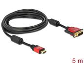 Câble High Speed HDMI – HDMI A mâle > DVI mâle 5 m