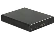 Boîtier externe 2 x M.2 touche B > SuperSpeed USB 10 Gbps (USB 3.1 Gen 2) avec RAID