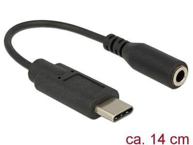 Adaptateur audio USB Type-C™ mâle > Stéreo Jack femelle 14 cm