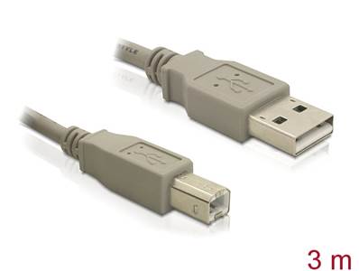 Câble USB 2.0 Type-A mâle > USB 2.0 Type-B mâle 3 m