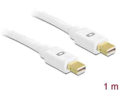 Câble Mini Displayport 1.2 mâle > Mini Displayport mâle 4K 1,0 m