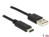 Câble USB 2.0 Type-A mâle > USB Type-C™ 2.0 mâle 1,0 m noir