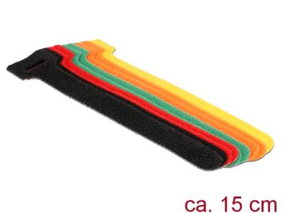 Fermetures par velcro, de couleur L 150 mm x l 12 mm 10 pièces