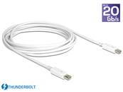 Câble Thunderbolt™ 2 mâle > Thunderbolt™ 2 mâle 0,5 m blanc