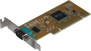 Carte PCI 1 port série 16C650, 1 connecteur  DB9  mâle, Small Form Factor, SUNIX