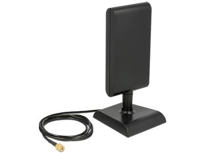 Antenne LTE fiche SMA 2 - 4 dBi omnidirectionnelle avec base magnétique et câble de connexion (ULA 1