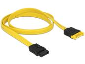 Câble d'extension SATA 6 Gb/s mâle > SATA femelle 70 cm jaune