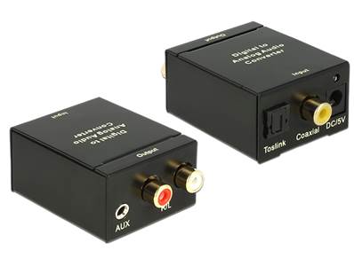 Convertisseur audio numérique > analogique avec Jack stéréo femelle 3.5 mm