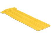 Fermetures par velcro, L 200 mm x l 12 mm 10 pièces jaune