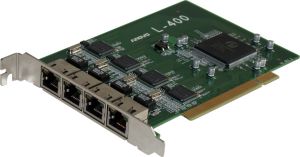Carte réseau PCI 32 bits/5V- 4 ports 10/100 chipset INTEL