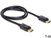 Câble Displayport 1.2 mâle > Displayport mâle 4K 1 m