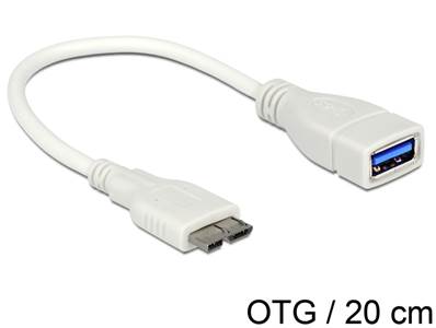 Câble OTG Micro USB 3.0 > USB 3.0-A femelle