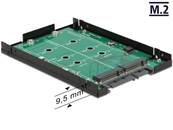 Convertisseur 2.5" SATA à 22 broches > 2 x M.2 avec RAID avec boîtier