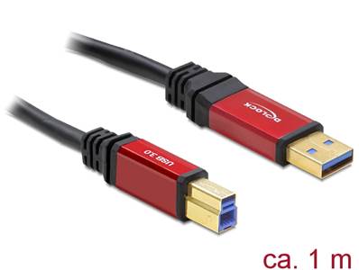 Câble USB 3.0 Type-A mâle > USB 3.0 Type-B mâle 1 m Premium