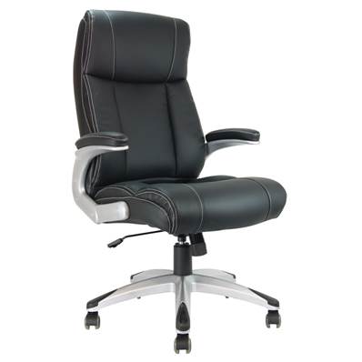 Fauteuil de bureau pied chrome "JUPITER"