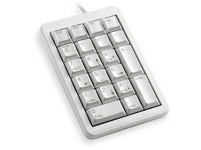 Cherry Keypad G84-4700 - Pavé numérique 21 touches - Technologie mécanique bas profil - USB gri