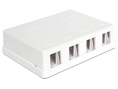 Boitier Keystone 4 ports de surface