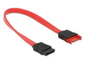 Câble d'extension SATA 6 Gb/s mâle > SATA femelle 20 cm rouge