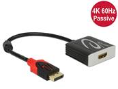 Adaptateur Displayport 1.2 mâle > HDMI femelle 4K 60 Hz passif noir