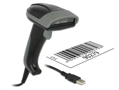 Scanner de code-barres USB 1D avec câble de connexion - Scanner en ligne