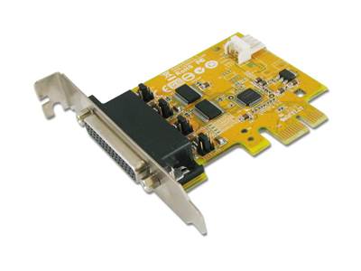 Carte PCIe ( Small Form Factor) 2 ports série avec +5 et +12V en sortie