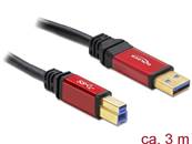 Câble USB 3.0 Type-A mâle > USB 3.0 Type-B mâle 3 m Premium