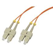 Fibre optique multimode OM2 50/125 duplex SC/SC 10.00m