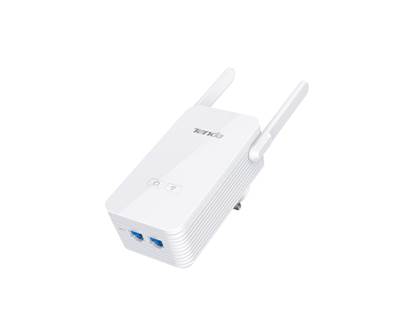 CPL RJ45 Giga avec répéteur WIFI 300Mbps TENDA