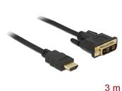 Câble DVI 18+2 mâle > HDMI-A mâle 3 m noir