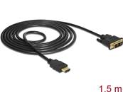 Câble DVI 18+2 mâle > HDMI-A mâle 1,5 m noir