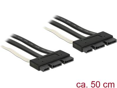Câble SATA Express à 18 broches mâle > SATA Express à 18 broches mâle 50 cm