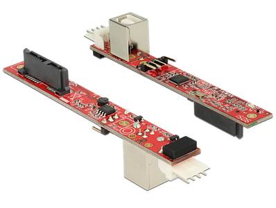 Convertisseur Slim SATA 13 broches > USB 2.0 type B femelle