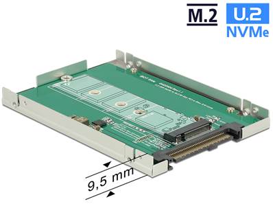 Convertisseur 2.5" U.2 SFF-8639 > M.2 NVMe Touche M