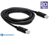 Câble Thunderbolt™ 2 mâle > Thunderbolt™ 2 mâle 2 m noir