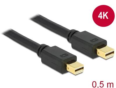 Câble Mini Displayport 1.2 mâle > Mini Displayport mâle 4K 0,5 m