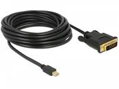 Kabel mini Displayport 1.1 Stecker > DVI 24+1 Stecker 5 m