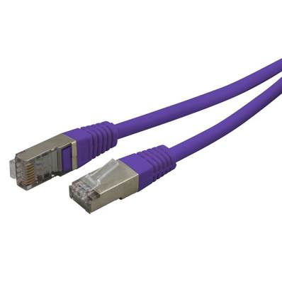 Câble réseau ADSL RJ45 blindé 1.0m Cat.6