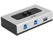 Commutateur USB 3.0 manuel bidirectionnel à 2 ports