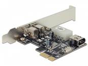 Carte PCI Express > 2 x externe / 1 x interne FireWire A