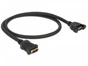 Câble HDMI-A femelle > HDMI-A femelle à montage sur panneau 4K 30 Hz 0,5 m