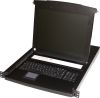 Tiroir 1U 19" avec écran TFT 17" + clavier US QWERTY + touchpad