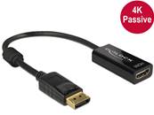 Adaptateur Displayport 1.2 mâle > HDMI femelle 4K passif noir